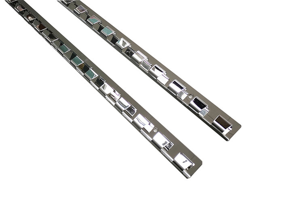 قطعات مهر زنی فلز گیره آویز پرده نوار PVC فولاد ضد زنگ