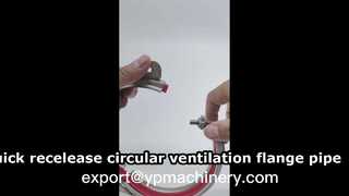 فولاد ضد زنگ 304 حلقه کانال گیره لوله تهویه