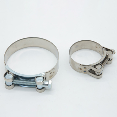32-68mm کلامپ های پهن با روی زینک پوشش داده شده پایان ضد زنگ و خوردگی