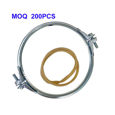 بست های لوله سنگین با ضخامت واشر قابل تنظیم و ساختار دو تکه برای سیستم های جمع آوری گرد و غبار در SUS304