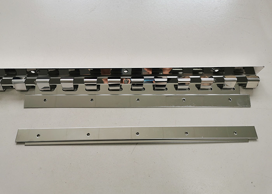 سیستم لوازم جانبی آویز آویز قطعات فولادی ضد زنگ برای پرده نوار پی وی سی