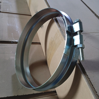 150-600mm Clamps عرض 48mm باند های کلیمپ مارپیچی برای اتصال کانال مارپیچی فلنج