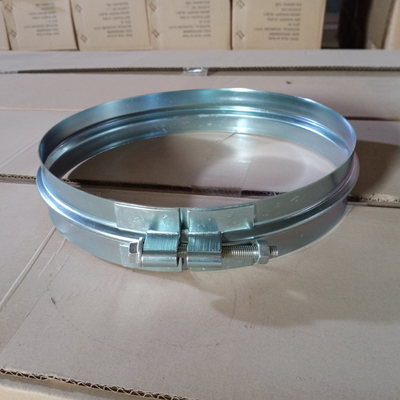 150-600mm Clamps عرض 48mm باند های کلیمپ مارپیچی برای اتصال کانال مارپیچی فلنج