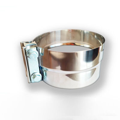 5 اینچ 0.5mm ضخامت 304 فولاد ضد زنگ دور کاهش لوله خروجی کلیمپ Muffler کلیمپ