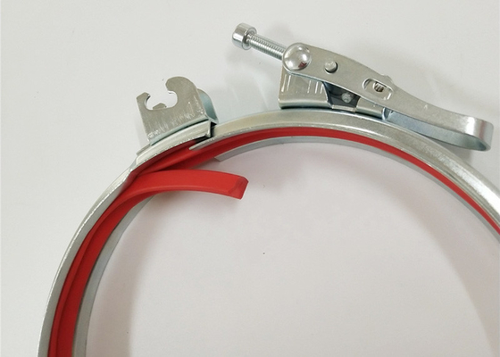 لوله مناسب تنظیم پیچ ولتاژ سریع لوله کلیمپ فولاد گالوانیزه کلیپ 160mm