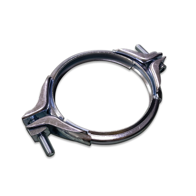 دو بولت سخت وظیفه لوله کلیمپ لوله کلیمپ برای ضخامت سیستم فلنج 2.0mm