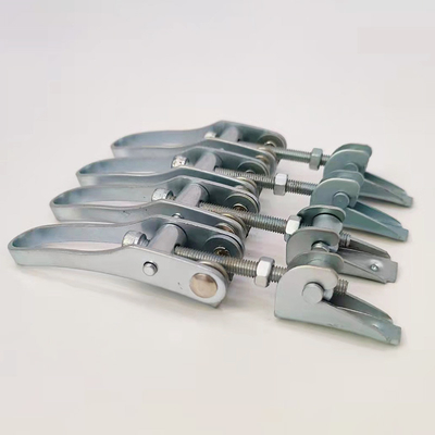 قطعات طباعت فلزی سفارشی فولاد کربن مواد گالوانیزه سطل Hoop Hasp Hoop Clamp Lock Hasp لوازم جانبی سخت افزاری