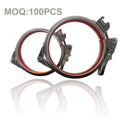 بست لوله آزاد کننده سریع قفل سریع مجرای فولاد ضد زنگ 304 گیره حلقه ای اهرمی